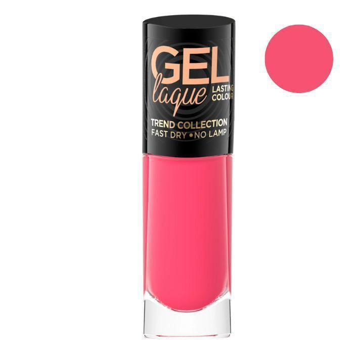 Vernis à ongle - EVELINE - Gel Laque 288 - Rose - 8 ml - Application facile
