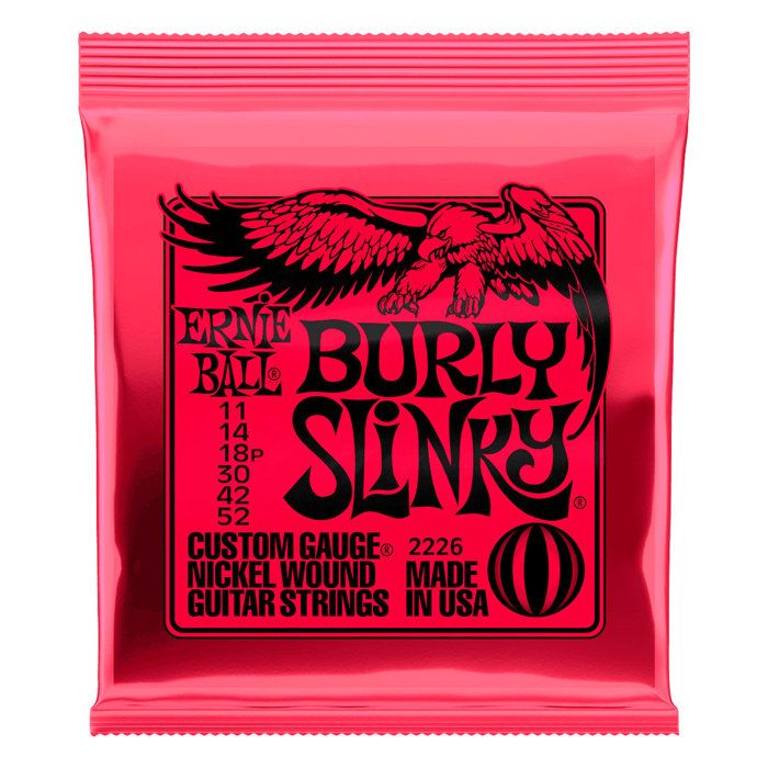 Jeu de cordes - Ernie Ball - CEB 2226 - Tirant 11-14-18p-30-42-52 - Fil de nickel - Performance optimale