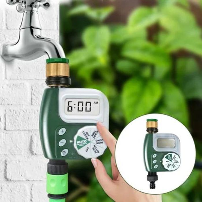 Minuteur d'arrosage automatique numérique programmé pour le jardin