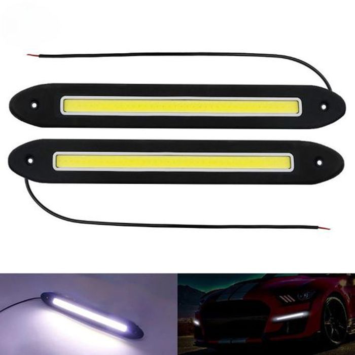2 pièces Feux diurnes universels à LED pour voiture