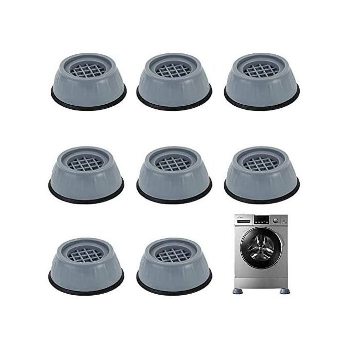 8 pieds en caoutchouc antidérapant de machine à laver anti vibration support & anti choc