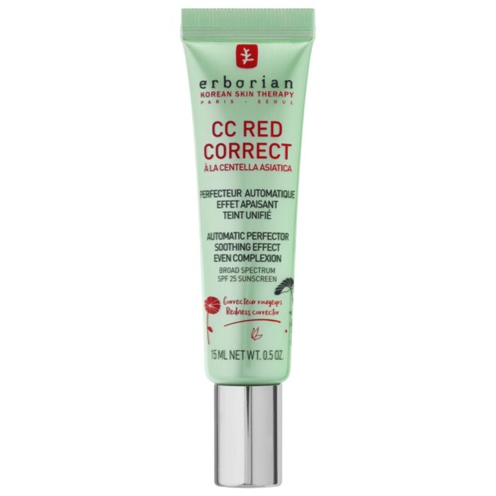 Base - Erborian - CC Red Correct - 15ml - Couleur Verte - SPF25 - Hydratation