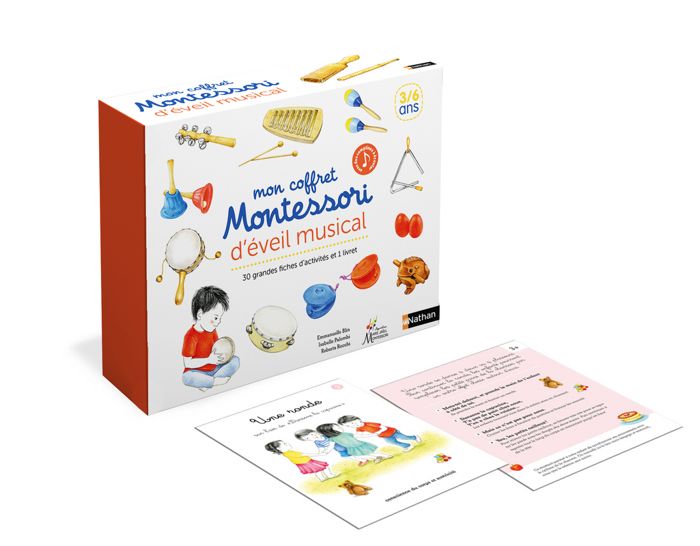 Nathan - Mon coffret d’éveil musical montessori - Jeux Educatifs - Eveil Musical - Dès 3 ans