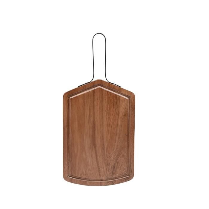 Planche à découper - Acacia - Avec poignée intégrée - Bois - Classique - Non compatible lave-vaisselle