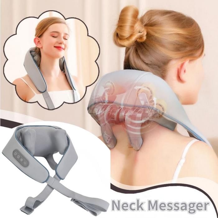 Masseur électrique sans fil pour le cou et les épaules dos rechargeable