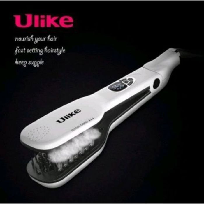 Peigne lisseur vapeur - Ulike - Steam comb - 230°C - Céramique 3D - Anti-frisottis