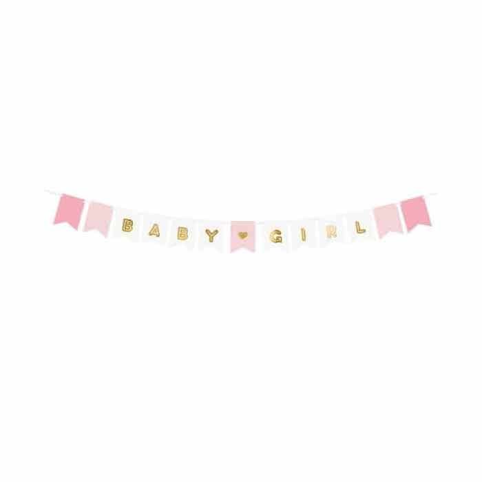 Guirlande - Pimp My Day - Baby Girl - Rose - Mixte - Baby Shower