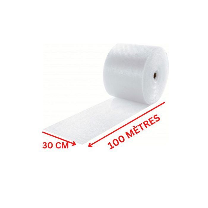 Rouleau de Papier Bulle Ultra-Protecteur – 30 cm x 100 m pour Emballage Sécurisé