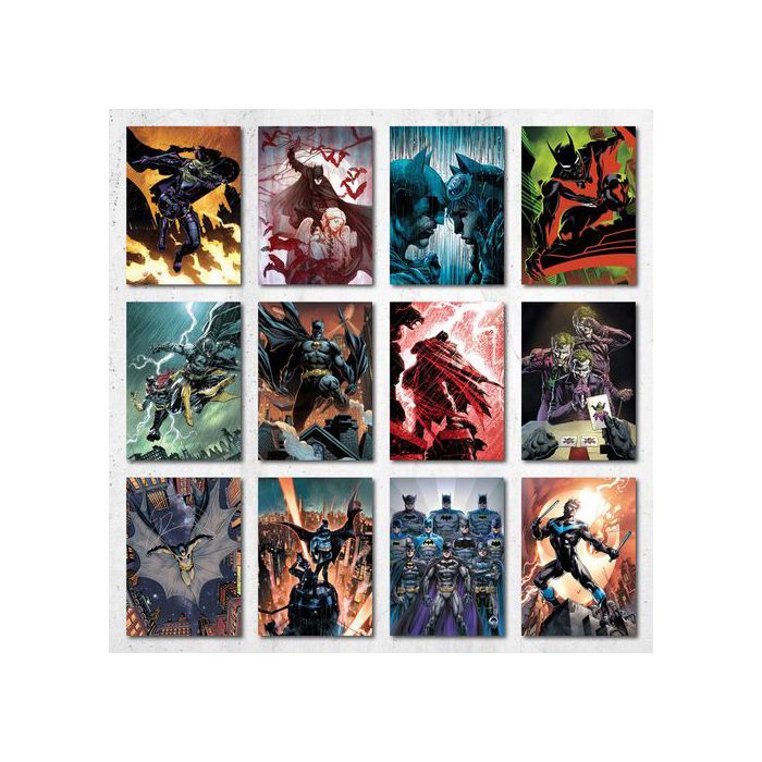Poster A5 - DC - Batman & Superman - Collection 2 - 12 Posters - Décoration Murale