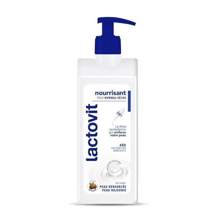 Lotion Corporelle - Lactovit - Nourrissante - 400ml - Sans parfum - Pour peaux normales à sèches