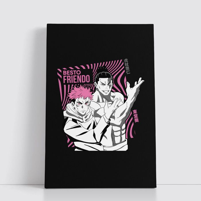 Tableau Manga Japonais sur Toile – Affiche Murale Anime 25x40 cm pour Déco Otaku 70