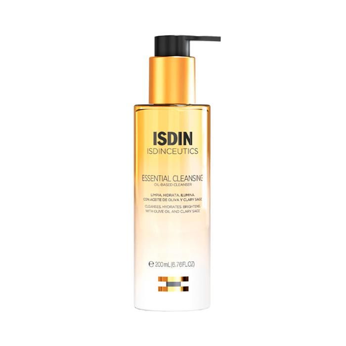ISDIN Isdinceutics Essential Cleansing Huile Nettoyante et Démaquillante Visage 200ml