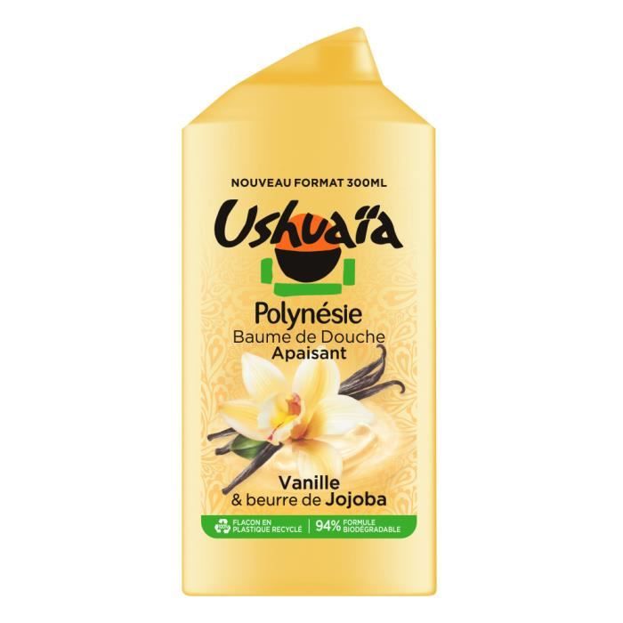 Baume Douche USHUAIA Vanille & Beurre de Jojoba 300 ml