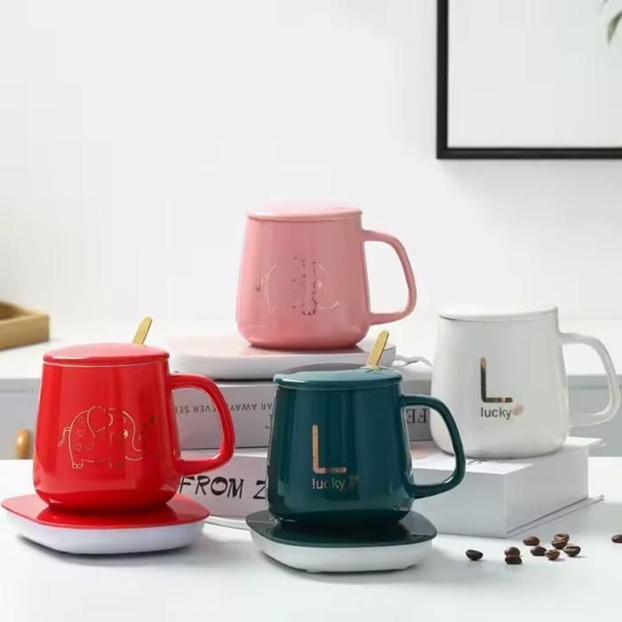Tasse chauffante electrique usb à température constante (Couleur aléatoire)