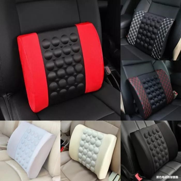Coussin de dossier ergonomique pour le voiture et bureau et travail (couleur aléatoire)