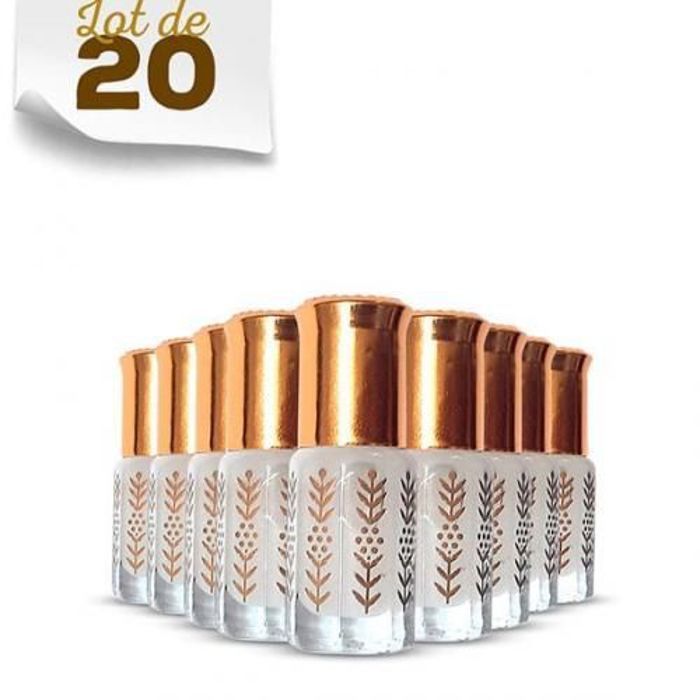 Lot de 20 fioles 3ml de musc tahara blanc