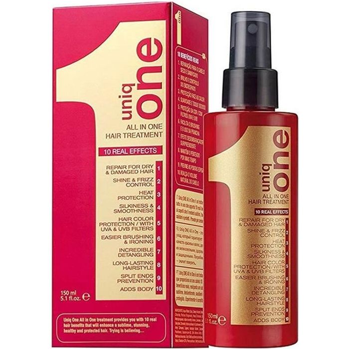 Masque sans rinçage - Uniq One - 150 ml - Nourrissant - Tous types de cheveux