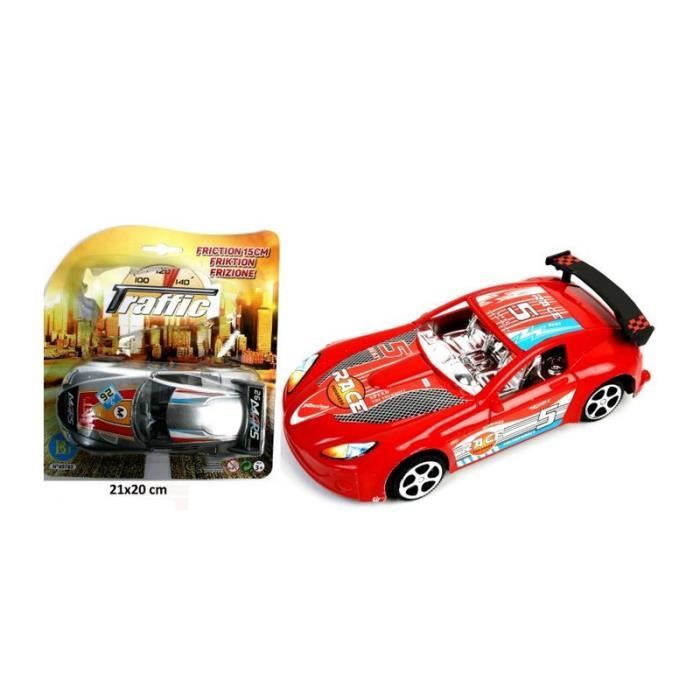 Jouet - Voiture de sport à rétrofriction - Enfant - PVC - 15 cm - Intérieur