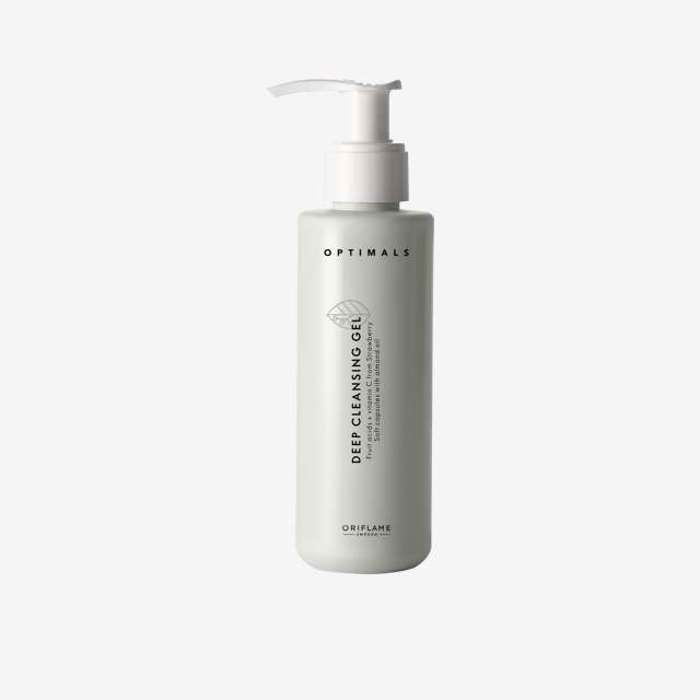 Gel Nettoyant - Optimals - 150 ml - Non gras - Acides de fruits - Vitamine C