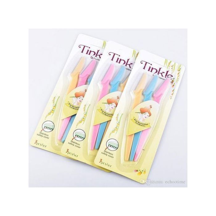 Rasoir pour Sourcils - Tinkle, 3 Pièces, Mini Couteau, Epilation