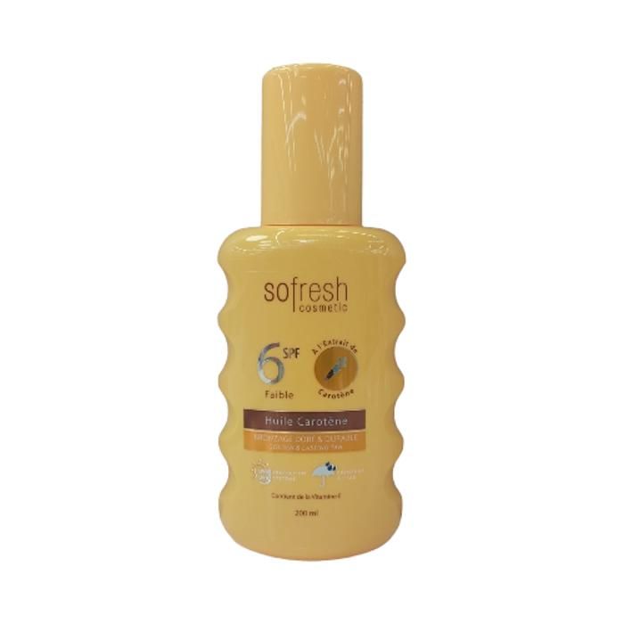 SOFRESH, HUILE CAROTENE SPF6 , 200 ML