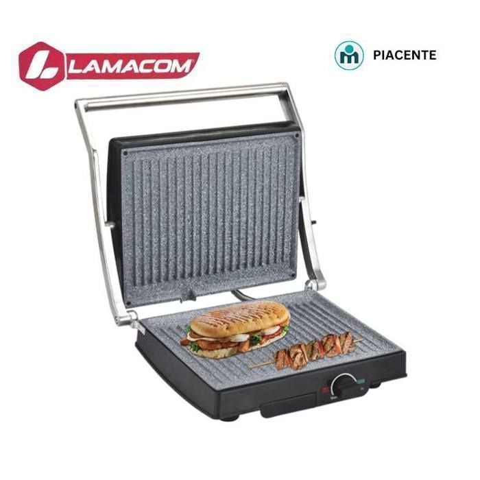 Gril à paninis multifonctionnel Lamacom