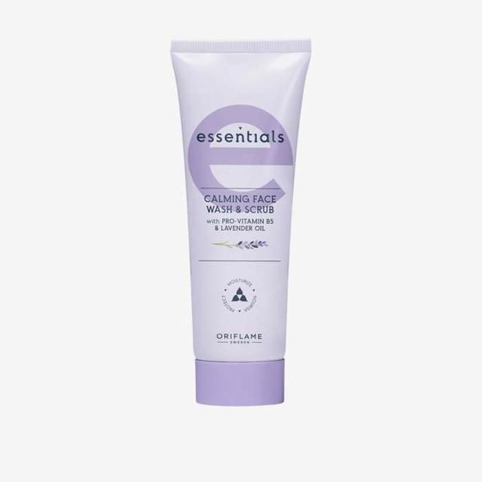 Nettoyant et Gommage - Essentials - 75 ml - Provitamine B5 - Huile de Lavande - Sans Alcool