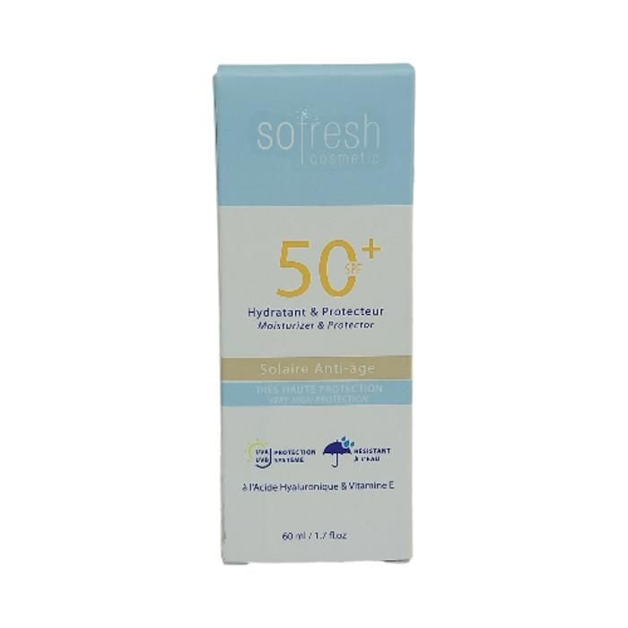 SOFRESH, SOLAIRE ANTI-AGE  SPF 50+, 60 ML