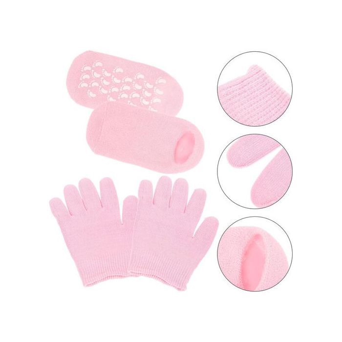 Chaussettes Hydratants et Gant Hydratants Gel Spa Pour Les Soins De La Peau Des Mains