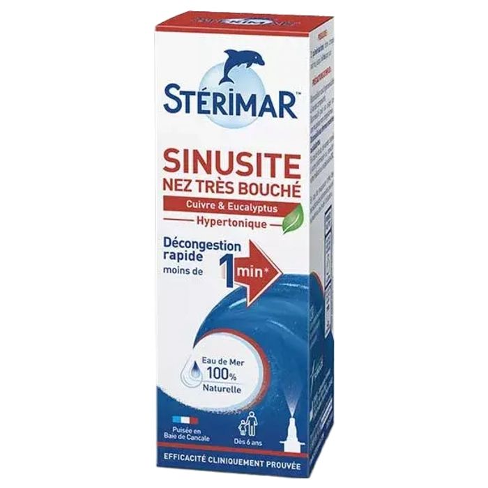 Solution nasale - Stérimar - Stop & Protect - 20ml - Anti-infectieuse - Eucalyptus