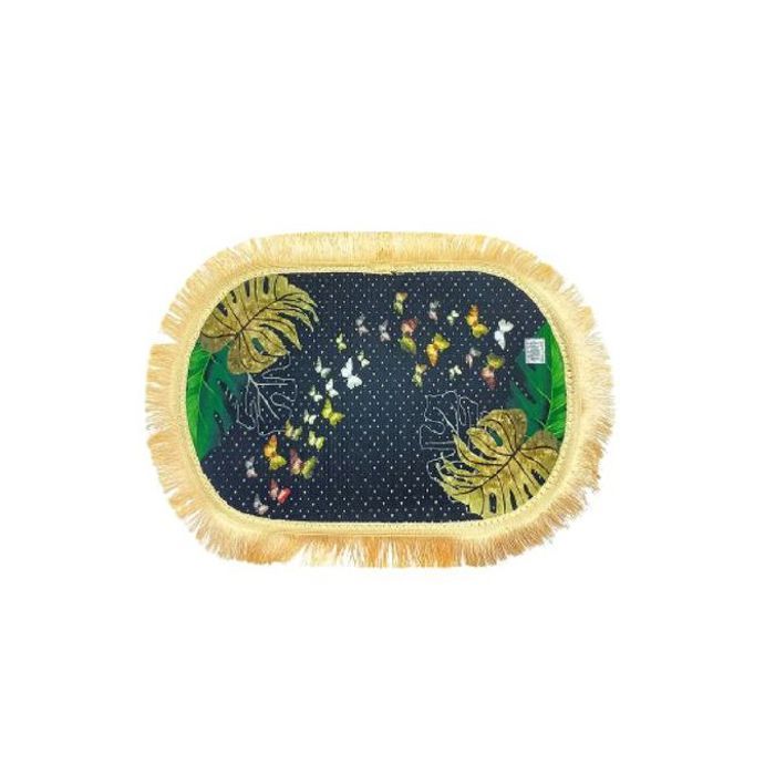 Tapis ovale antidérapant salon chambre