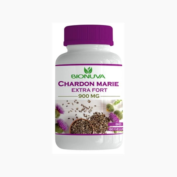 Bionuva Chardon-Marie - milk thistle 900mg  60 Gélules