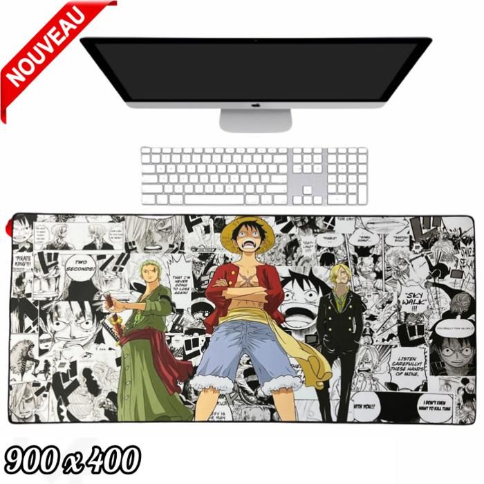 Tapis de Jeu Gamer 900 x 400 mm – Espace Étendu pour Clavier et Souris P