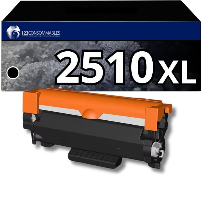 Bror TN2510XL Svart Tonerkassett Kompatibel - ersätter TN2510XL