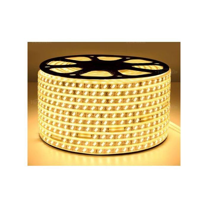 Ruban Led Strip LED bande double JAUNE, flexible, étanche, (6m) + Connecteur