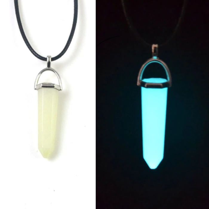 Collier pendentif lumineux pour les hommes et femmes