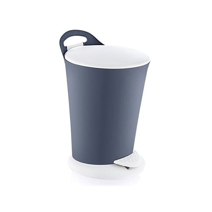 POUBELLE 6 LT PINGOUIN GRIS