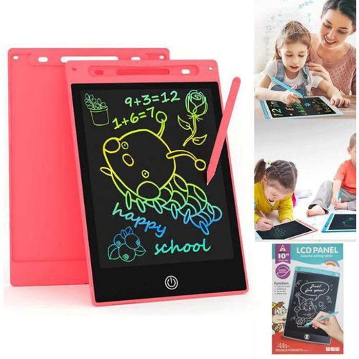 Tablette d'écriture pour enfants de 10 pouces, ardoise magique LCD