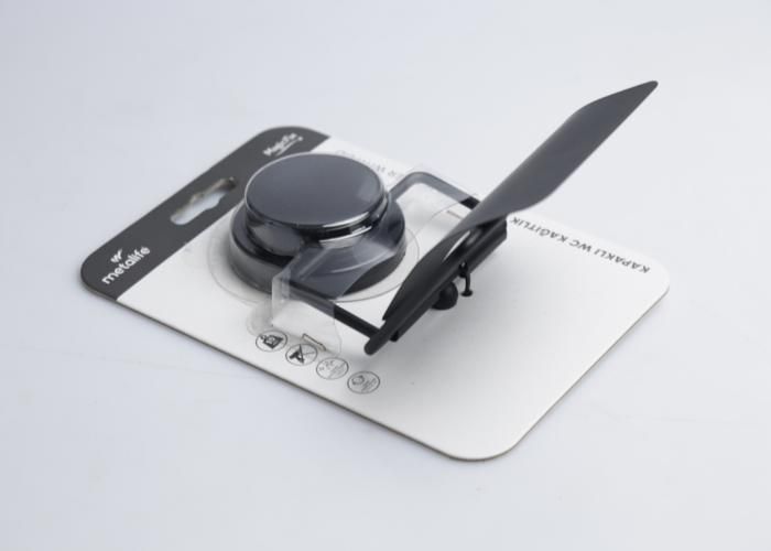 Porte-papier hygiénique - METALIFE - MGS-712 - Noir - Design contemporain - Accessoire salle de bain