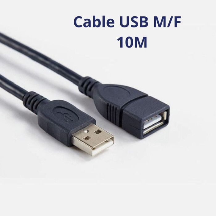 Câble USB 10M Mâle vers Femelle – Extension Pratique