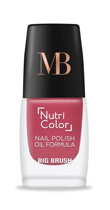 Vernis à Ongles - MB MILANO - NUTRI-COLOR Berry Rose N°126 - 2 en 1 - Séchage rapide - Flacon 8ml
