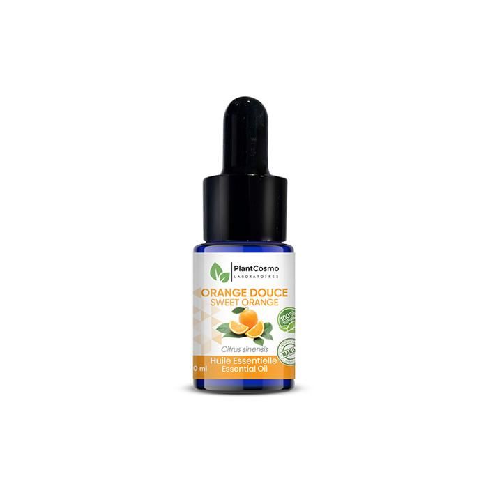 Huile essentielle - PLANTCOSMO LABORATOIRES - Orange douce - 10 ml - 100% pure - Bio