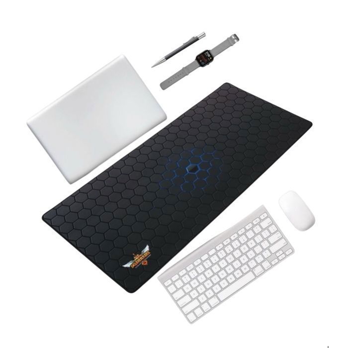 LEANGUE OF LEGENDS Tapis bureau informatique Gamer de souris et clavier caoutchouc avec motif uni pour PC , 90 x 40 cm Multi couleur