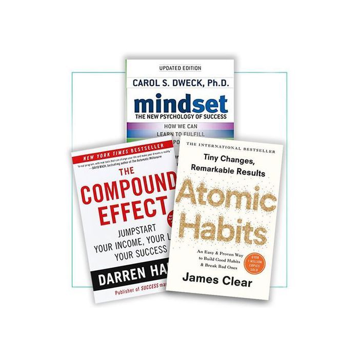 The Compound Effect ,Atomic Habits, Mindset