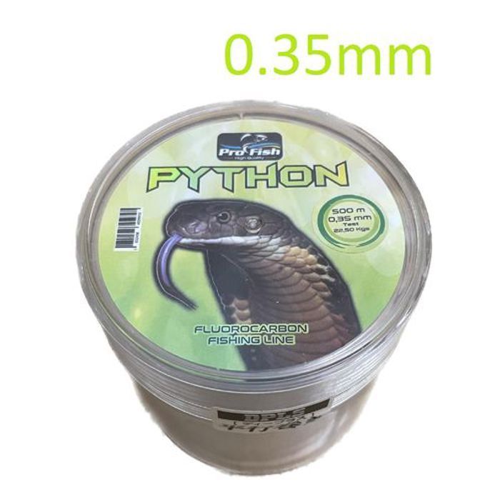 Ligne de pêche - PROFISH - PYTHON - Fluorocarbone 500M - 0.35mm - 22.5Kg