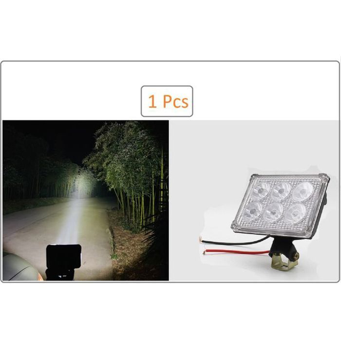 1 pcs de 9v85v lampe de travail led 30w