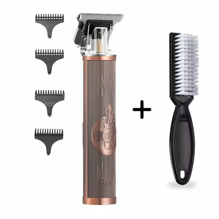 Tondeuse HTC AT-178 + Brosses à barbe - Mini pack