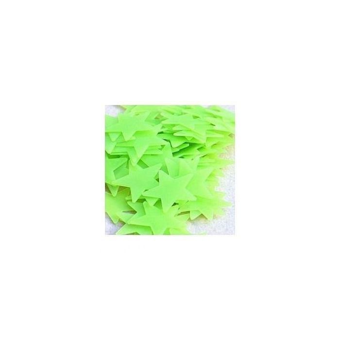 Étoiles Décoratives Fluorescentes - 60 Pièces