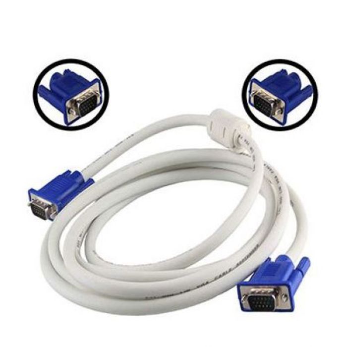 Cable Vga Mâle Mâle Haute Qualité Pour Computer 3M