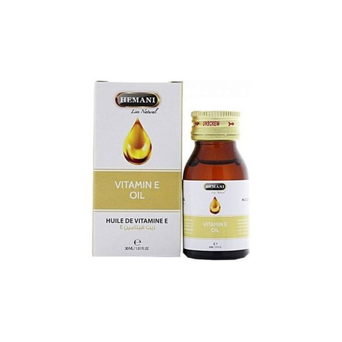 Hemani Huile vitamine E pour le visage et la peau et le cheveux / 30 ml